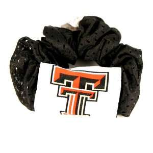  Texas Tech Black Hair Scrunchie   Hair Twist   Ponytail 