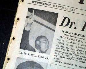 MARTIN LUTHER KING JR. SPEECH Selma to Montgomery AL Marches 1965 Old 