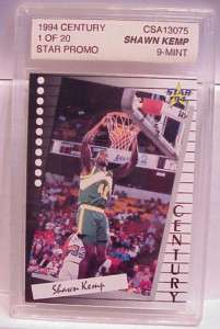 1994 Star NBA Century Shawn Kemp Graded Promo Card MINT  