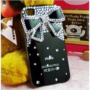   Cover/Protector(Black Bow with Black Case): Cell Phones & Accessories