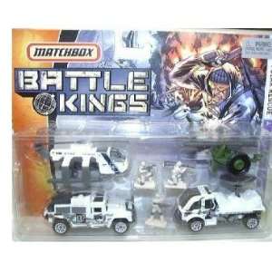  Matchbox Battle Kings Polar Rescue Military Set Toys 