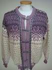 VINTAGE DALE OF NORWAY WOOL SKI WOOL CARDIGAN SZ LARGE