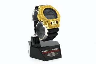 100% Authentic Fully Iced Out Micro Pave DW6900 Casio G Shock Watch.