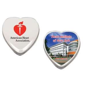  Heart Shaped Tin   Candy Holder PRICE FOR 250 Promotional 