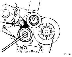 Alternator pulley nut (ribbed drive belt type) 51 ft. lbs. (70 Nm)