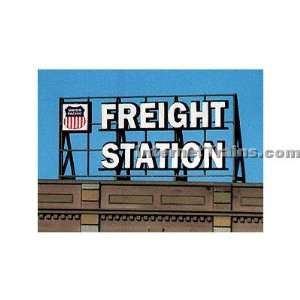  Blair Line Z/N/HO Scale Freight Station Billboard Kit 