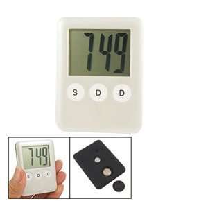   Black White LCD Digital Time Date Display Clock: Home & Kitchen