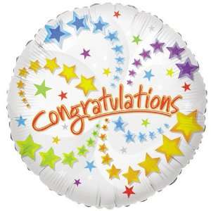  Mylar Balloon 18 Single Sided Congrats Toys & Games