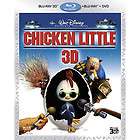 Chicken Little Blu ray DVD, 2011, 3 Disc Set, 3D 786936818178  
