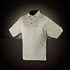 NEW SCENT BLOCKER SS POLO SHIRT TAN WITH LOGO MEDIUM