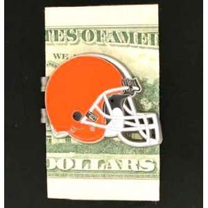 2 Cleveland Browns XL Logo Money Clips: Sports & Outdoors