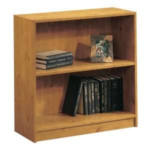  Lodge Pine 2 Shelf Bookcase Library: Kitchen & Dining