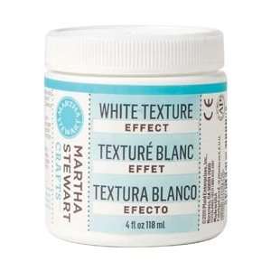  Martha Stewart White Texture Effect Paint 4 Ounces; 3 