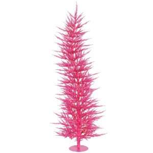 Vickerman 4 Foot Pink Laser Christmas Tree: Home & Kitchen