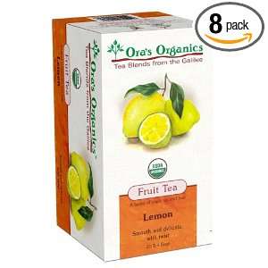 Oras Organics Lemon New, 1.06 Ounce Boxes ()Kosher for Passover 