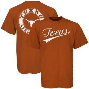   Texas Longhorns Focal Orange Dual Graphic T shirt: Sports & Outdoors