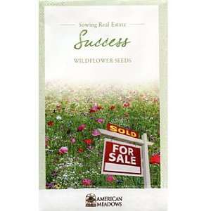    Sowing Real Estate Success Seed Postcard: Patio, Lawn & Garden