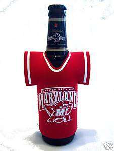 Maryland Terrapins Neoprene Bottle Jersey Koozie NCAA  