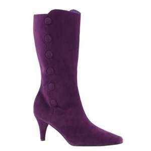  Annie Shoes 222 102 Purple Velvet Suede Womens Crete Boot Baby