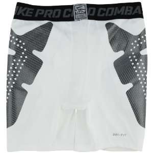 Nike Pro Combat Hyperstrong Slider Short   Mens   White