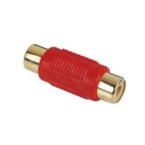  RCA Double Female In Line Splice Red 4 Pack Electronics