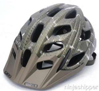   Matte Brown Lines Logo Mountain Bike Helmet LARGE MSRP $90 New  