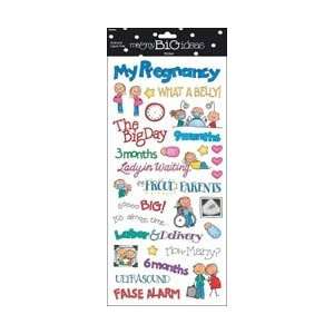  Sayings Stickers 5.5X12 Sheet   Pregnancy Arts, Crafts & Sewing