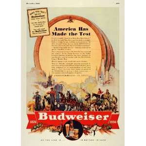   Busch Budweiser Beer Keg St. Louis   Original Print Ad