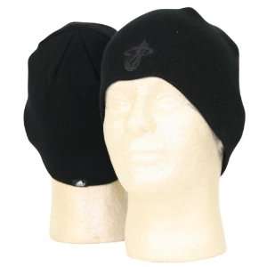  Miami Heat Knit Beanie / Winter Hat   Black Tonal: Sports 