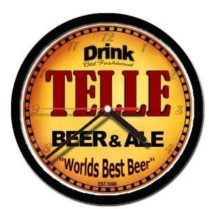  TELLE beer and ale cerveza wall clock: Everything Else