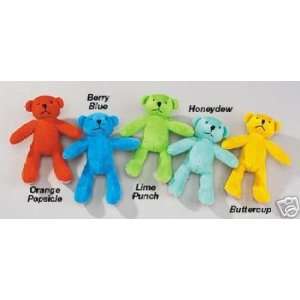  Zanies Teensy Teddy Bears 7 Honeydew Plush Dog Toy 