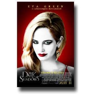 : Dark Shadows Poster   2012 Movie Teaser Flyer 11 X 17   Johnny Depp 