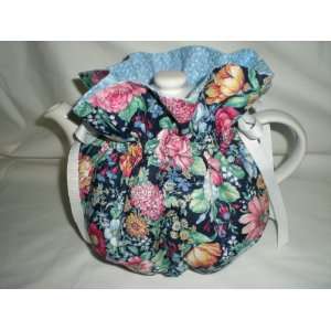   on Blue Tea Pot Cozy   Fits 6 Cup Teapot   Reversible 