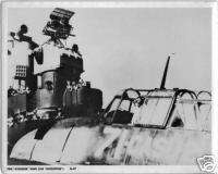 Vintage WWII Navy Print TBM Avenger on USS Enterprise  