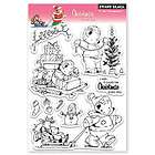 Christmas Stamps, PENNY BLACK items in rubber stamps 