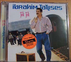 IBRAHIM TATLISES   TEK TEK CD NEW  