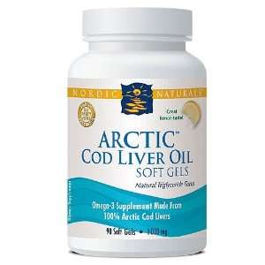  Nordic Naturals® Arctic Cod Liver Oil  Lemon Health 