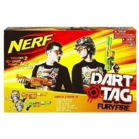 Nerf Dart Tag FURY FIRE BLASTERS 20 Darts 2 guns NEW  