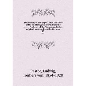   ; from the German. 17 Ludwig, freiherr von, 1854 1928 Pastor Books