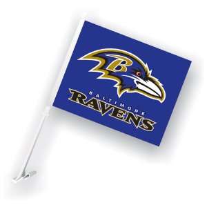     Baltimore Ravens NFL Car Flag with Wall Brackett: Everything Else