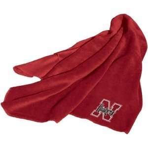 Nebraska Huskers NCAA Fleece Throw Blanket