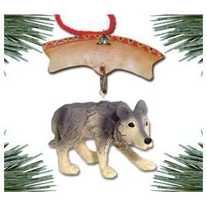   Wolf Ornament   Wolf   Canis Lupus Ornament: Home & Kitchen