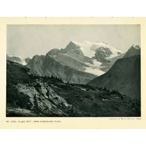  1925 Print Mount Lyell Castleguard Valley Byron Harmon 