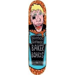 Baker Braydon Szafranski Beans Skateboard Deck   8.25 