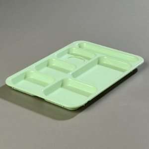 Six (6) Compartment School Lunch Tray   Left Handed   ABS Plastic 