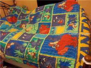 BOYS & Girls Cartoon Character Twin Comforter/Blanket (Vintage) Sold 