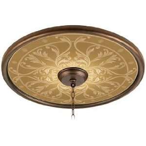   Spice 24 Wide Bronze Finish Ceiling Medallion: Home Improvement