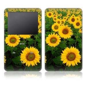  Apple iPod 5th Gen Video Skin Decal Sticker   Sun Flowers 