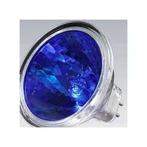 Candex   BAB/Blue 12 Volt 20 Watt Flood 38* Degree Blue Halogen Long 