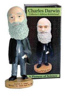 NEW Charles Darwin Evolution of Science Bobblehead Doll  